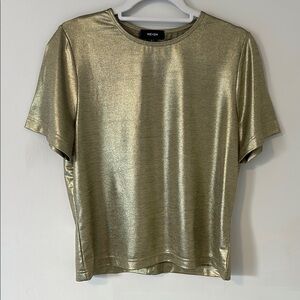Metallic Gold Top by ME + EM